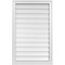 Ekena Millwork Vertical Surface Mount PVC Gable Vent: Functional, w/ 2"W x 2"P Brickmould Sill Frame, 24"W x 38"H GVPVE24X3803SF - alternate 1